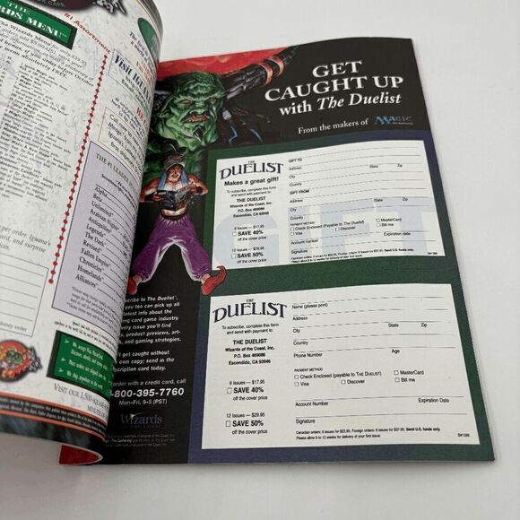 Magic the Gathering The Duelist Magazine No. 13-October 1996 Vol 3 Issue 5 - Picture 4 of 13